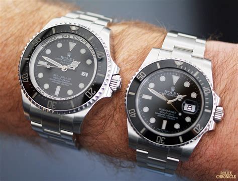 deep sea black rolex vs submariner|Rolex deepsea costco.